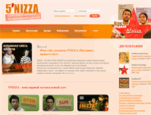 Tablet Screenshot of 5nizza.ru